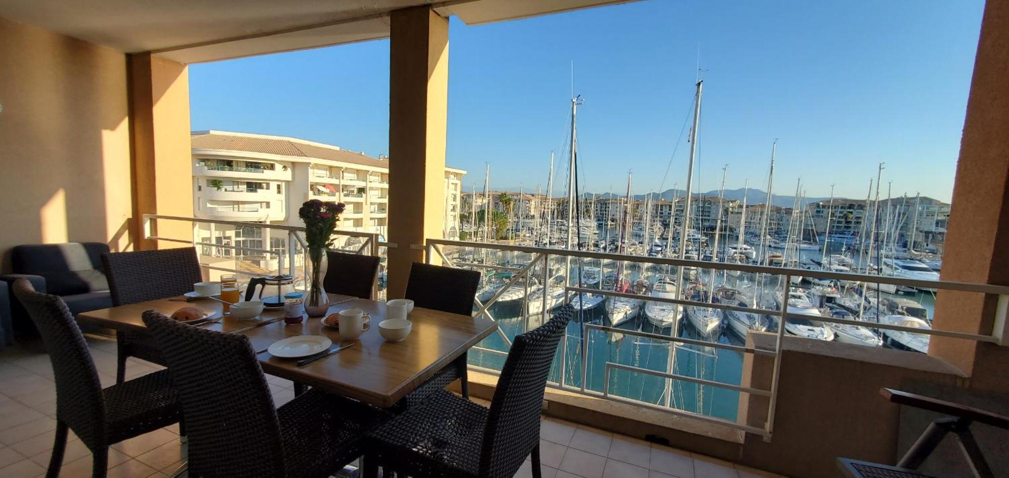 Residence Cap Hermes, Incroyable Vue Sur Le Port, Fréjus Exterior photo