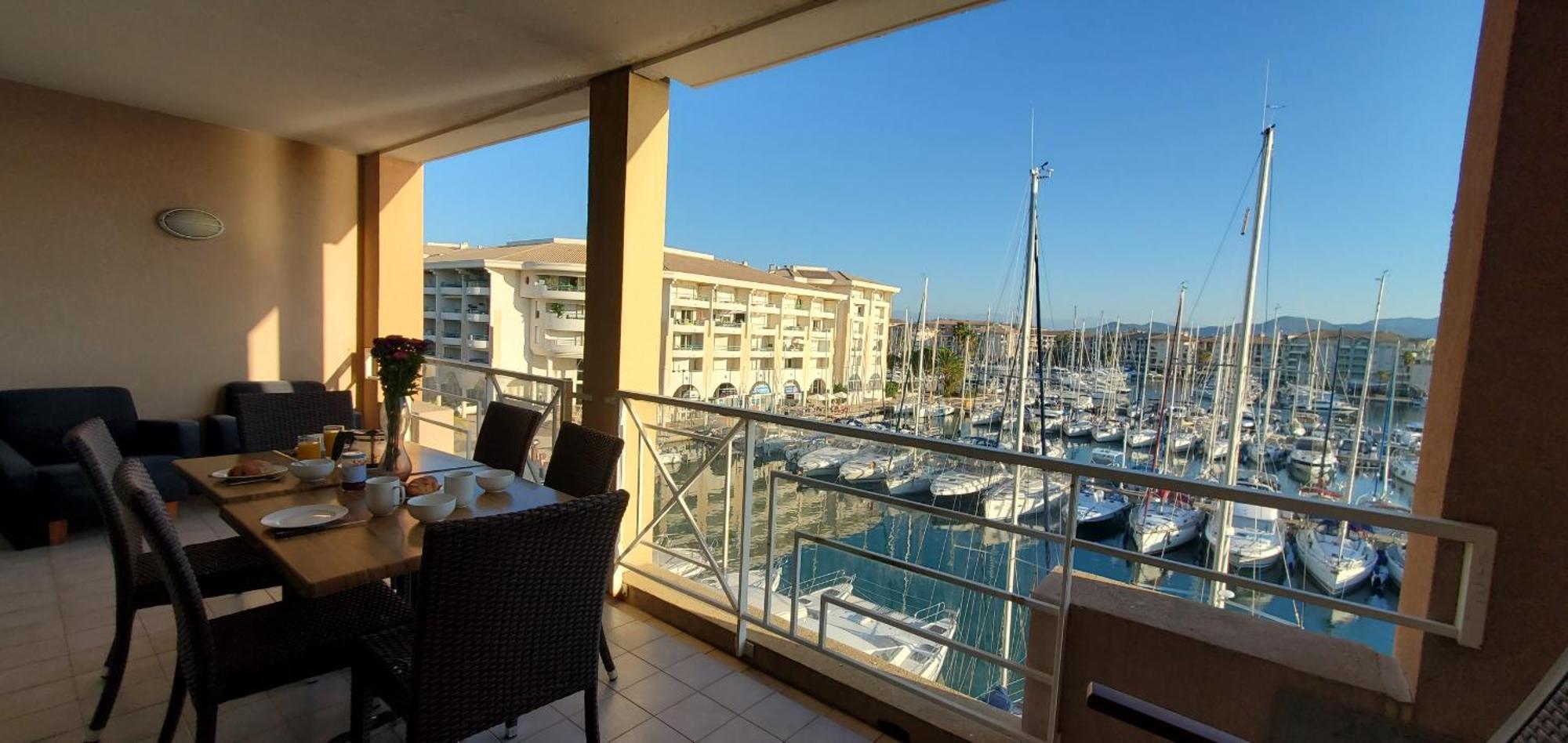 Residence Cap Hermes, Incroyable Vue Sur Le Port, Fréjus Exterior photo